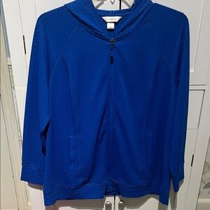 CJ Banks Blue Utility Jacket